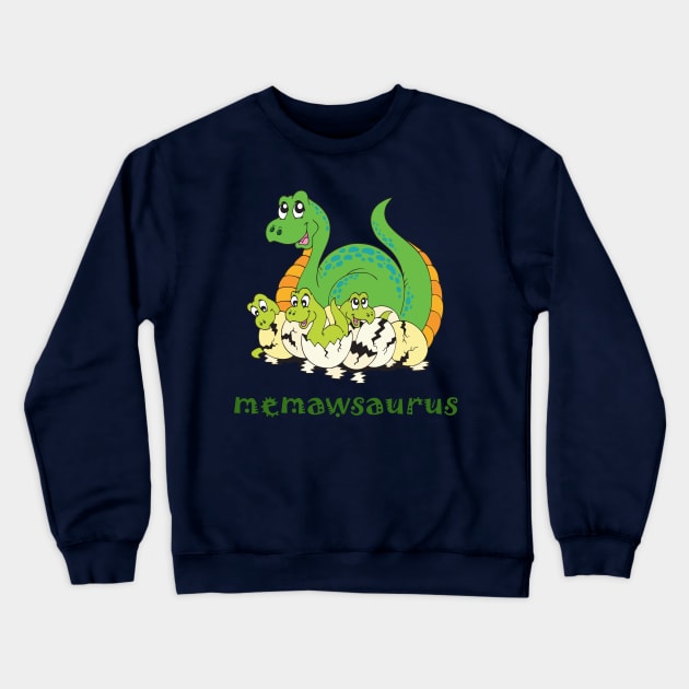 memawsaurus Crewneck Sweatshirt by cdclocks